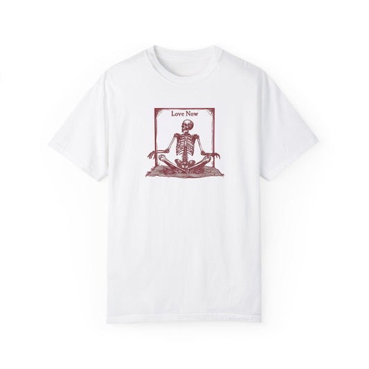 Meditative Skeleton Graphic Tee