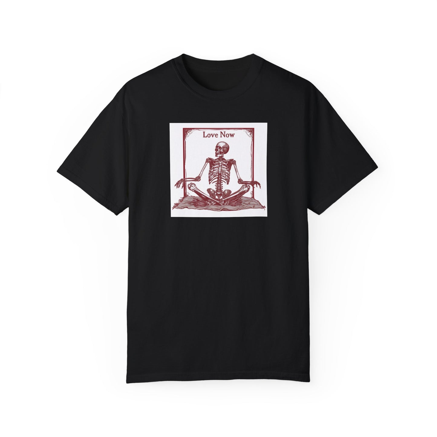 Meditative Skeleton Graphic Tee