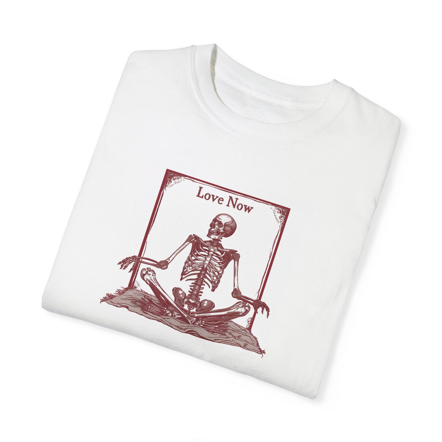 Meditative Skeleton Graphic Tee